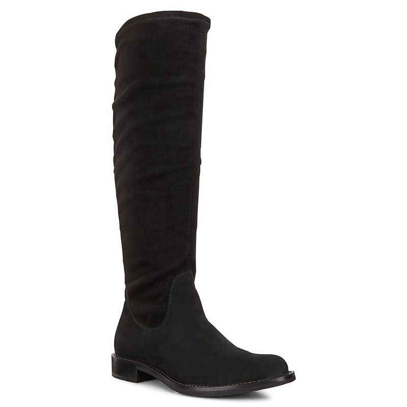 Botas A Media Pierna Ecco Sartorelle 25 Para Mujer,Negras,827031-KHI